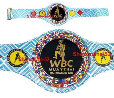 MuayThai Nai Khanom Tom Champion Belt World Boxing Heritage Title Belt - Image 1 of 4