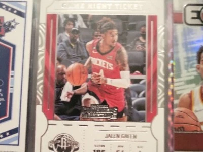 2022-23 Panini Contenders Game Night Ticket #17 Jalen Green---FS - Image 1 of 2