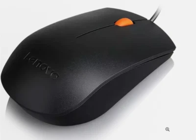 Lenovo 4Y50R20863 Essential USB Mouse - Black - Image 1 of 3