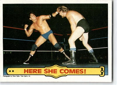 1985 Topps WWF Pro Wrestling Stars #28 Here She Comes! - Image 1 of 2