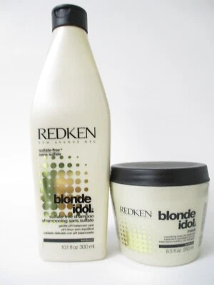 Redken Blonde Idol Shampoo 10.1 Oz And Mask 8.5 Oz Set !!! - Image 1 of 2
