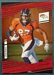 NOAH FANT 2021 PANINI PRESTIGE NFL XTRA POINTS RED #40 269/299 SP BRONCOS - Picture 1 of 2