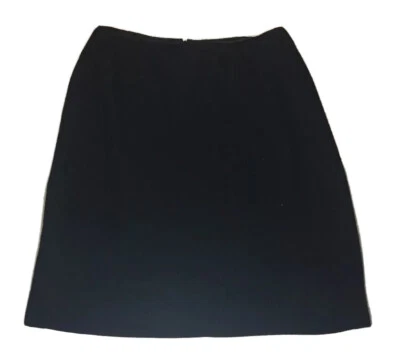 EMANUEL UNGARO SZ 12 Skirt Black A Line Knee Length  - Image 1 of 4