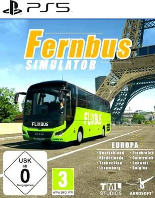 Fernbus Simulator - PS5 / PlayStation 5 - Neu & OVP - Deutsche Version - Bild 1 von 2