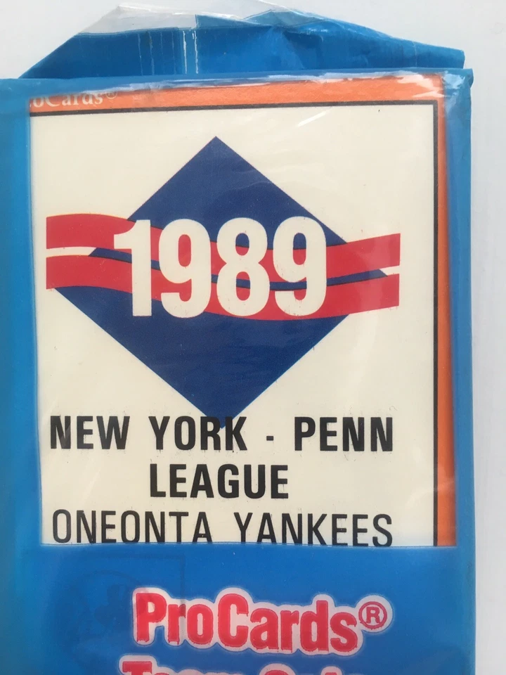 1989 ONEONTA YANKEES PROCARDS MINOR LEAGUE SET J T SNOW - Image 1 of 1