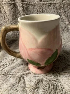 BEST DEAL! Franciscan "Desert Rose" Petal Fold Coffee Cup/ Mug 4.75" Tall - Picture 1 of 18