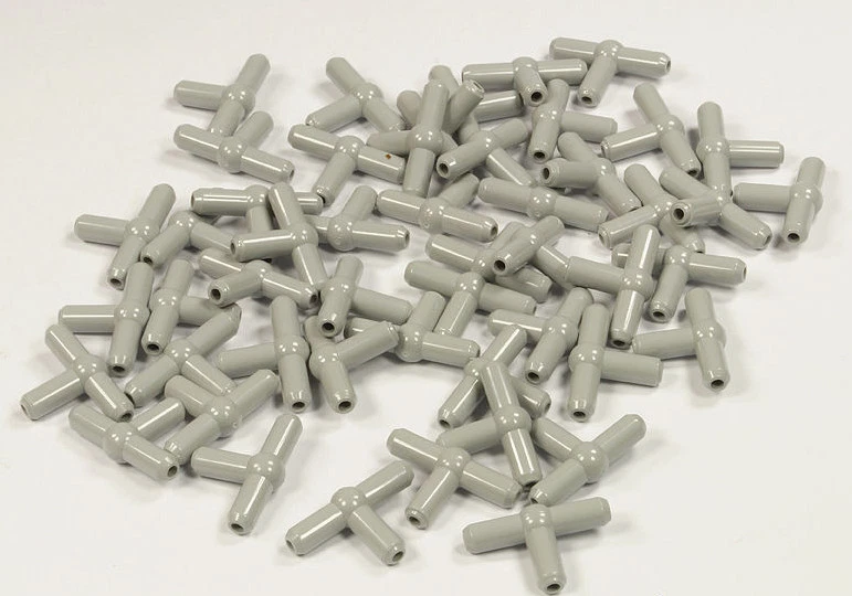 TOP-PREIS ! LEGO Technik - 50 Pneumatik T - Stücke hellgrau /  4697b NEUWARE - Bild 1 von 1