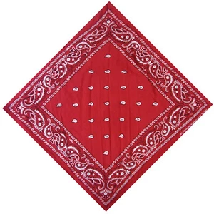 Bandana Neckerchief De Algodón Con Patrón Retro Alternativo Para Cubrir La Cara - Imagen 1 de 71