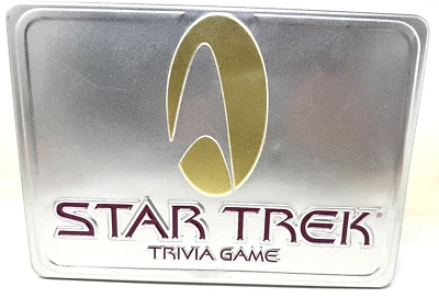 Mattel Star Trek Trivia Juego Lata Coleccionable 2000 Piezas de Repuesto - En muy buena condición Foto 1 de 3