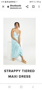 strappy tiered maxi dress 2xl - Picture 1 of 2