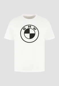 CAMISETA NUEVA GENUINA BMW LOGO ROUNDEL UNISEX EN BLANCO GRANDE 80145B5F4E8 - Imagen 1 de 2