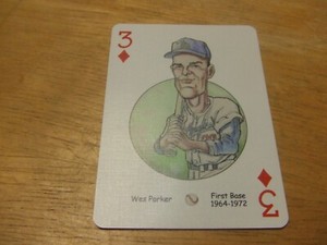 2005 Hero Decks Los Angeles Dodgers Playing Card -Wes Parker-