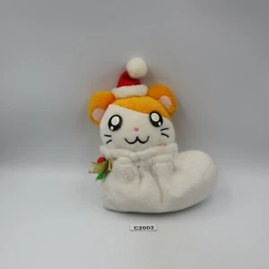 Hamtaro Hamster C2002 Sock Stocking Xmas Christmas Plush 5" Toy Doll Japan - Picture 1 of 6