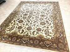 8x10 INDO OUSHAK SULTANABAD ZIEGLER RUG AUTHENTIC HAND KNOTTED WOVEN 100% WOOL 