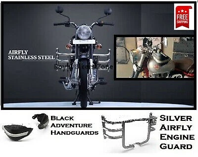 Royal Enfield Classic – Airfly Guard & Handguards Set with Free Oil Filter | Fit - Изображение 1 из 4