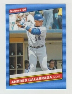 (8) Andres Galarraga 2020 DONRUSS 1986 RETRO CARD LOTTO #213 MONTREAL EXPOS - Foto 1 di 1