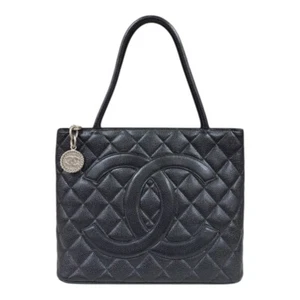 CHANEL Tote Bag Caviarskin Standard used - Picture 1 of 11