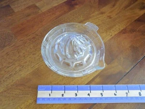 Exprimidor de cítricos vintage de vidrio transparente naranja limón para pico - Imagen 1 de 3