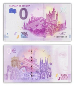 ALCAZAR DE SEGOVIA - 2019 - Billet Touristique 0 euro souvenir - Neuf / UNC - Picture 1 of 1