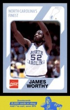 1989  Collegiate Collection North Carolina's Finest James Worthy #21 Tar Heels