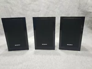 3er Set Sony Surround Sound Lautsprecher System SS-TS102 SUR L vorne R L schwarz - Bild 1 von 6