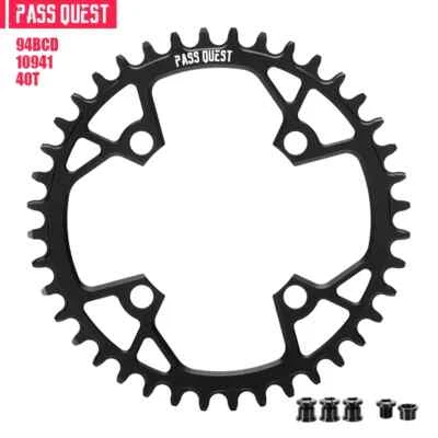 Bicycle 94BCD 4-Bolt  Chainring Round/Oval 30-40T Narrow Wide Teeth Sprocket - Image 1 of 4