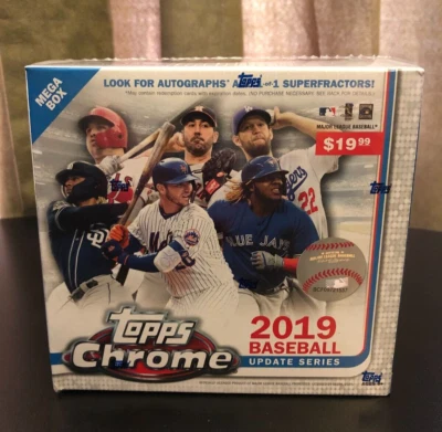 2019 Topps Chrome Update MLB Baseball Mega Box factory sealed! Guerrero Tatis - Image 1 of 4