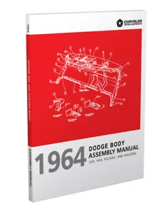 1964 Dodge 330 440 Polara Body Assembly Manual Factory Exploded Views Book - Picture 1 of 3