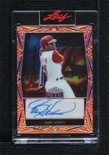 2023 Leaf Halloween Exclusive Pumpkin 3/3 Barry Larkin #HA-BL1 Auto HOF
