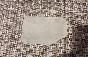 "Rara Botella de Vidrio de Playa Mar Blanco Caída Surf Pieza Inferior Proyectos de Arte Artesanal3""" - Imagen 1 de 5
