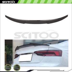 Fits 2017-2021 Audi A5 S5 RS5 Coupe Real Carbon Fiber Trunk Lid Spoiler Wing
