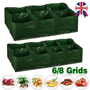 Extra Large Fabric Raised Bed Plant Grow Bag Fruits Vegetable Garden Growing Bag - Picture 1 of 13