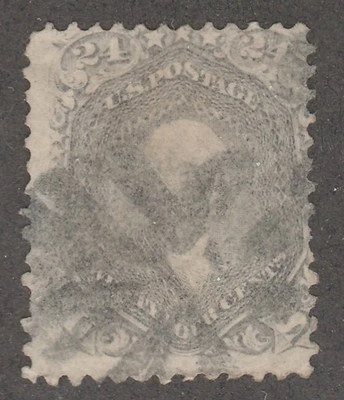 *KAPPYSSTAMPS 2533 USA CLASSIC SCOTT# 78b GREY USED FINE    CATALOG = $450 - Image 1 of 2