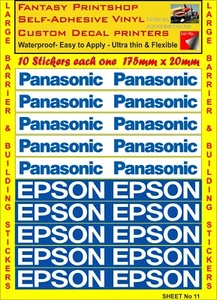 Scalextric Slot Car 1/32 Building Barrier Trackside Pegatinas Calcomanías Hoja 11 - Imagen 1 de 3