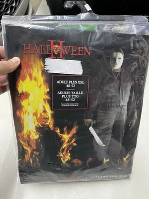 Disfraz Michael Myers Halloween II Adulto XXL 48-52 Cosplay Máscara y Mono Foto 1 de 4
