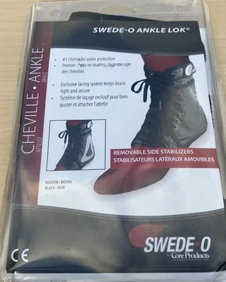 Tobillera Swede-O Tobillera Desmontable Estabilizadores Laterales Soporte Adicional EE. UU. Foto 1 de 4
