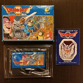 Dragon Quest II 2 Enix Nintendo Famicom NES Japan Late Version Boxed