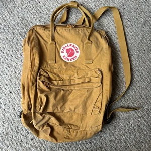 Fjallraven Kanken Classic Backpack Canvas Acorn Yellow 23510 Zip Medium - Picture 1 of 10