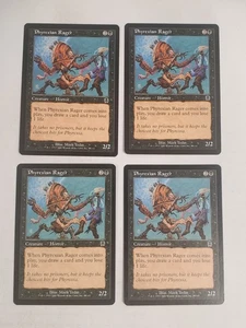 MTG Playset 4x Phyrexian Rager (Apocalypse/Black/C) - BGM - Picture 1 of 2