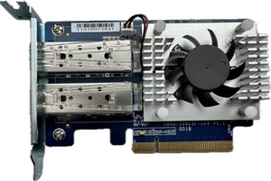 QNAP QXG-10G2SF-CX4 double port 10 Go SFP + carte d'extension - Photo 1/8