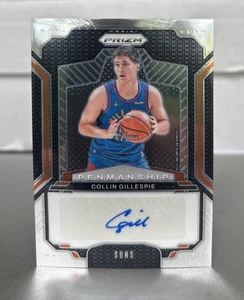 2024-25 Panini Prizm Collin Gillespie Penmanship Auto #PNM-CLG Suns - Picture 1 of 2