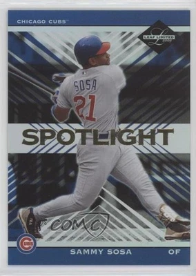 2004 Leaf Limited Previews Spotlight Gold /50 Sammy Sosa #11 - Image 1 of 2