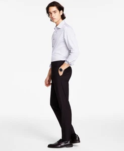 Calvin Klein Mens Slim fit Dress Pants 36 / 29 Wine Red - Picture 1 of 1