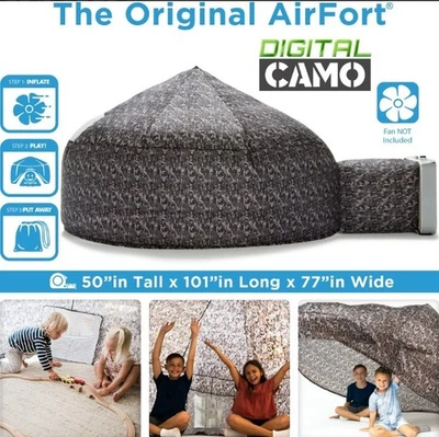 The Original AirFort Air Dome Digital Camo Children's Kids Indoor Play Tent - Image 1 of 2