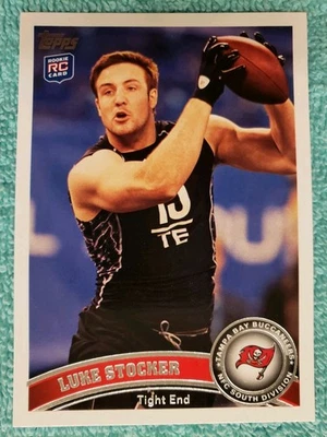 Topps Luke Stocker Rookie #196 Tampa Bay Buccaneers RC 2011  Foto 1 de 4