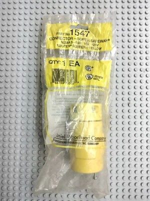 DANIEL WOODHEAD 1547 CONNECTOR - SUPER SAFEWAY NEMA 5-15R 15A 125V - Image 1 of 2