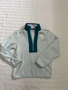 The North Face Double Knit 1/4 Zip Fleece Pullover Size Youth Medium 10/12 - Picture 1 of 7