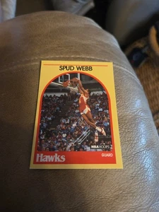 1989-90 Hoops 100 Superstars Spud Webb Atlanta Hawks #3 - Picture 1 of 2