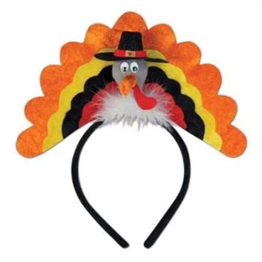 Diadema de pavo decoraciones de fiesta de acción de gracias Foto 1 de 1