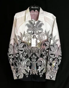 Robert Graham Kincade bestickt mehrfarbig XL $ 348 neu mit Etikett X-Large KOSTENLOSER VERSAND! - Bild 1 von 11